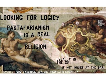 Free speech outcry as images of the Flying Spaghetti Monster are banned from London South Bank University for offending religious people | In The Name Of God | Scoop.it
