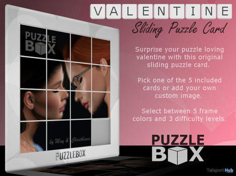 Valentine Sliding Puzzle Card February 2022 Gift by PuzzleBox Entertainment | Teleport Hub - Second Life Freebies | Second Life Freebies | Scoop.it