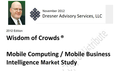 Mobile Tsunami II - Dresner's Wisdom Of Crowds Mobile BI Report Summary | BI Revolution | Scoop.it