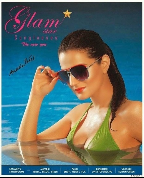 Amisha Patel Modelling in Short dresses for Glam Star Sunglasses, Actress, Bollywood, Western Dresses | Indian Fashion Updates | Scoop.it