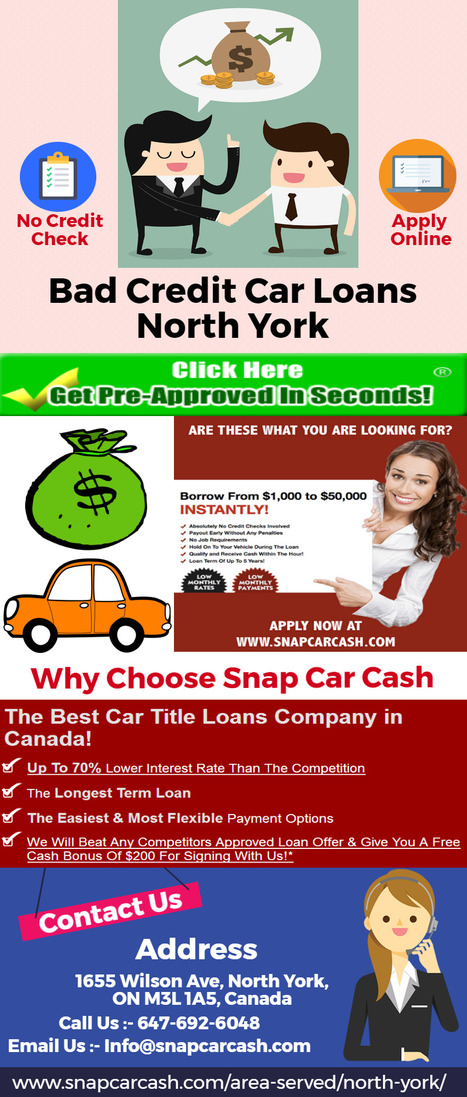 No Credit Check Car Loans >> Bad Credit Car Loans North York Car Title Loa No Credit Check Car Loans >> Bad Credit Car Loans North York Car Title Loa