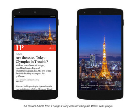 Facebook : un plugin WordPress officiel pour Instant Articles | CoreTech | Scoop.it