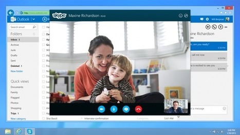 Comment réaliser des appels vidéos Skype depuis Outlook.com | Tutoriel | Time to Learn | Scoop.it