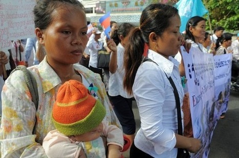 Les Cambodgiennes, fer de lance de la contestation sociale | La-Croix.com | Chronique des Droits de l'Homme | Scoop.it