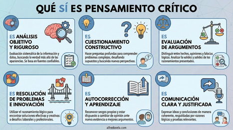 Qu&eacute; S&Iacute; es Pensamiento Cr&iacute;tico #infografia #softskills | Mi Caj&oacute;n de Ideas | Scoop.it