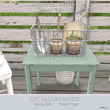Garden Basket November 2021 Group Gift by Shutter Field | Teleport Hub - Second Life Freebies | Second Life Freebies | Scoop.it