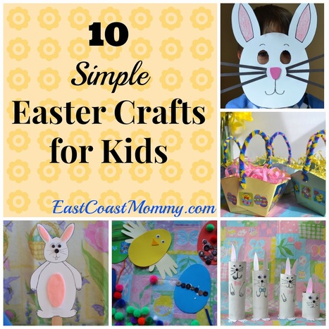 East Coast Mommy: 10 {Simple} Easter Crafts for Kids | Arts & Crafts | Scoop.it
