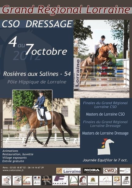 Grand régional Masters de Lorraine du 4 au 7 octobre 2012 | Cheval et sport | Scoop.it