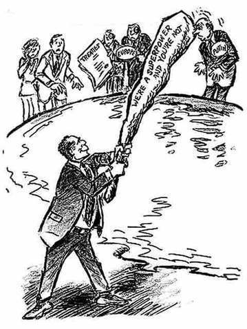 Describe missionary diplomacy or diplomatic idealism whose foreign policy concept was it image