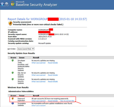 Microsoft Baseline Security Analyzer 2.3 (for IT Professionals) | CyberSecurity | Updates | ICT Security Tools | Scoop.it