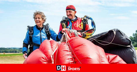 Un premier saut en parachute, à Temploux, à 80 ans, par amour pour son fils | No limite | Scoop.it