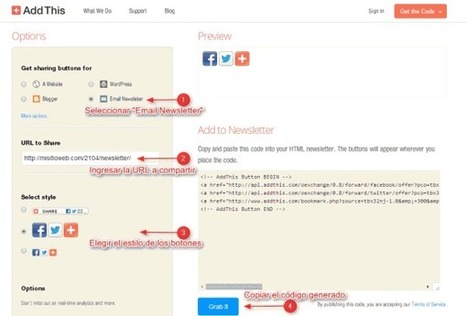 Cómo agregar botones de compartir en redes sociales a un email (sin JavaScript) | TIC & Educación | Scoop.it