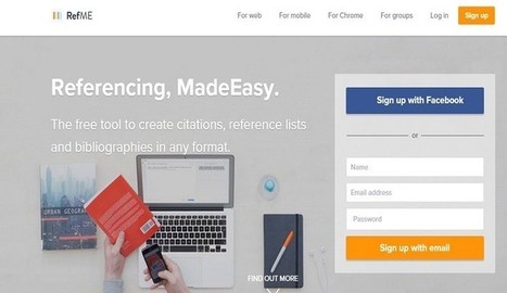 ¿Cómo utilizar RefME crear Bibliografías? | TIC & Educación | Scoop.it