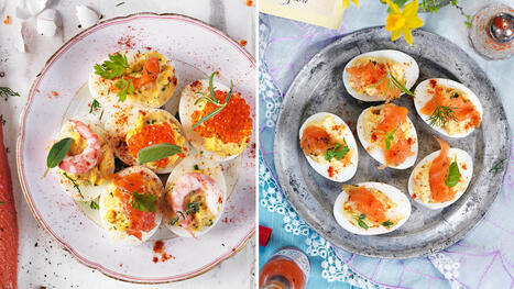 &Auml;gghalvor till p&aring;sk &ndash; recept p&aring; kokta &auml;gg med topping | 1Uutiset - Lukemisen t&auml;hden | Scoop.it