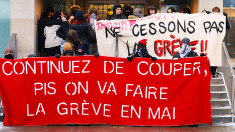 Des &eacute;tudiant&middot;es uni&middot;es contre l&rsquo;aust&eacute;rit&eacute; | Revue de presse - F&eacute;d&eacute;ration des c&eacute;geps | Scoop.it