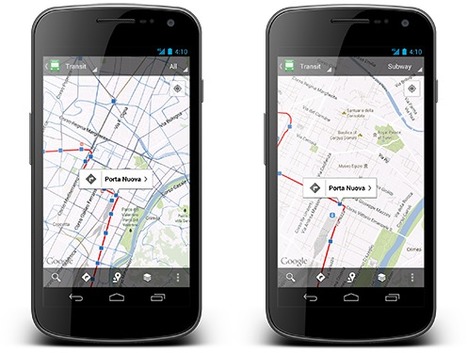 Maintenant plus d'un million d' horaires et d'arrêts de transports en commun sur Google Maps | Geeks | Scoop.it