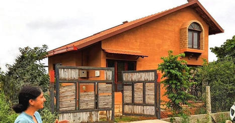 Un couple de Bangalore vit dans une maison en terre alimentée par l'énergie solaire | Immobilier | Scoop.it