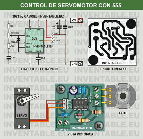 Control de un servo-motor con un 555 | tecno4 | Scoop.it