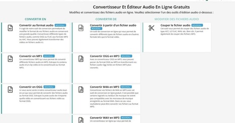 Audio2Edit : un outil en ligne multi-fonctions pour la conversion et l'édition des fichiers audio | Rapid eLearning | Scoop.it