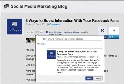10 Ways to Add Facebook Functionality to Your Website | Social media | Scoop.it