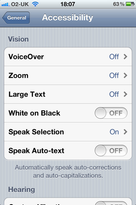 How to Use New Text-to-Speech Accessibility Feature in iOS 5 | TechTalk | Scoop.it