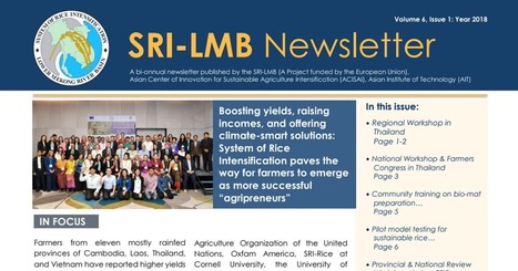 SE ASIA: SRI-LMB Newsletter VI | SRI Global News ++ March - May 2025    System of Rice Intensification (SRI) | Scoop.it
