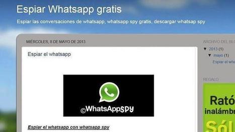 Entonces, ¿se puede o no espiar a los contactos de WhatsApp? | I didn't know it was impossible.. and I did it :-) - No sabia que era imposible.. y lo hice :-) | Scoop.it