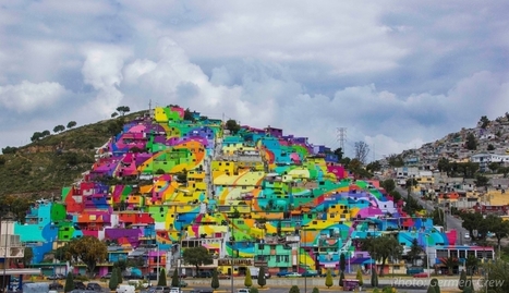 20 000 m² de peinture : un quartier mexicain pris d'assaut par des street-artistes | Arts et FLE | Scoop.it