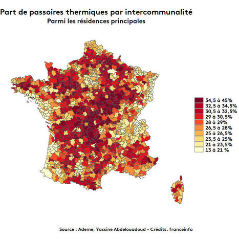 INFOGRAPHIES. Crise énergétique : où se trouvent les passoires thermiques en France ? | Build Green, pour un habitat écologique | Scoop.it