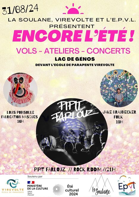 Soirée "Encore l'été" par La Soulane, Virevolte et EPVL samedi 31 août au Lac de Génos-Loudenvielle | Vallées d'Aure & Louron - Pyrénées | Scoop.it