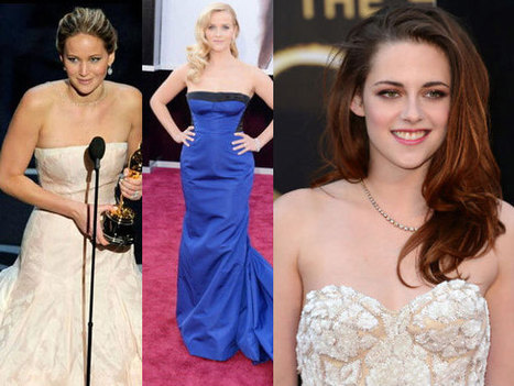 Strapless Gowns Rule At Oscars Red Carpet | CelebrityFashion | Scoop.it
