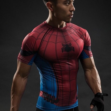 superhero running shirts