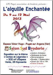 Salon Sud Broderie (Puget sur Argens) : du 9 au 12 mai 2013 | Point de croix | Scoop.it