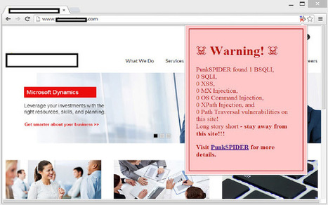 PunkSpider: un moteur de recherche des sites web vulnérables | Geeks | Scoop.it
