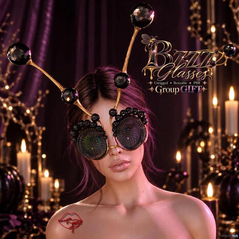 Bzzz Glasses Halloween 2026 Group Gift by Pure Poison | Teleport Hub - Second Life Freebies | Second Life Freebies | Scoop.it