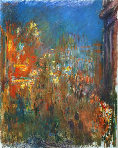 Leicester Square, la nuit, 1901 - Claude Monet - WikiArt.org | Lighting in art | Scoop.it