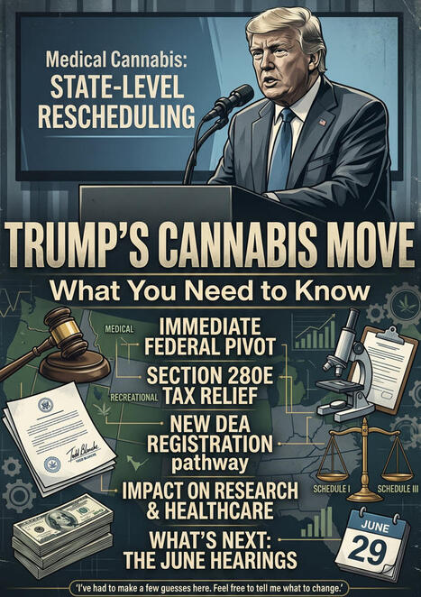 What You Need to Know about Trump's Medical Cannabis State-Level Rescheduling | Cannabis.Net | Scoop.it