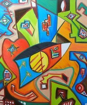 Afrique ma guitare" (Cameroun) Huile sur toile de Florence Béal-Nénakwé | World Arts | Scoop.it