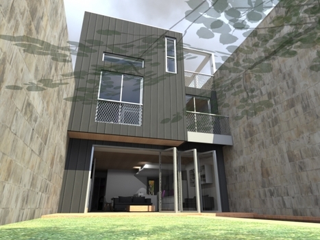 Quatre mois pour construire une maison de ville à Bordeaux | Le Moniteur.fr | Build Green, pour un habitat écologique | Scoop.it