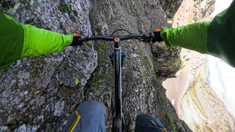 Pic d&rsquo;&eacute;motion pour Alexis Righetti en VTT dans la face nord de l&rsquo;Arbizon | Vall&eacute;es d'Aure & Louron - Pyr&eacute;n&eacute;es | Scoop.it