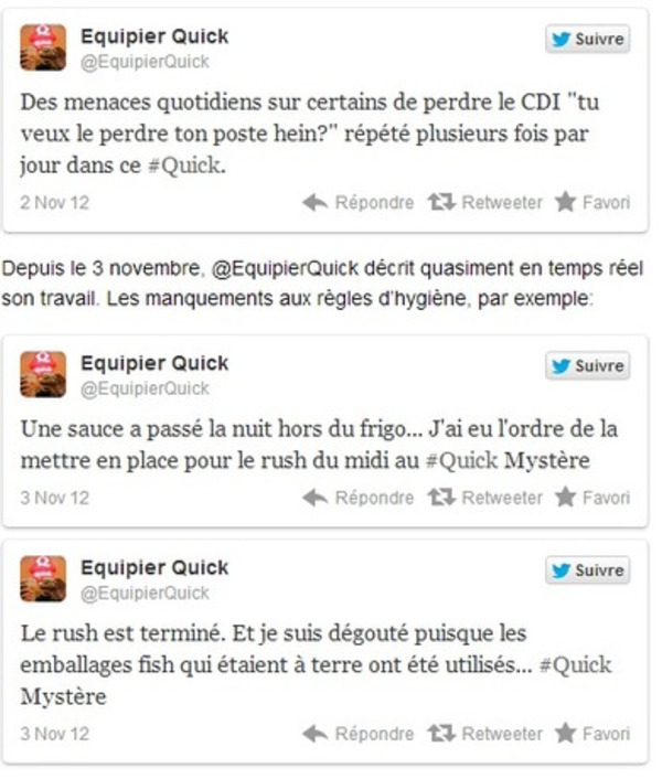 Conseil Web Social » Dialogue social digital : le cas Quick | Bad buzz | Scoop.it