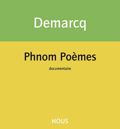 (Agenda) 30 novembre, Paris, Jacques Demarcq | Poezibao | Scoop.it