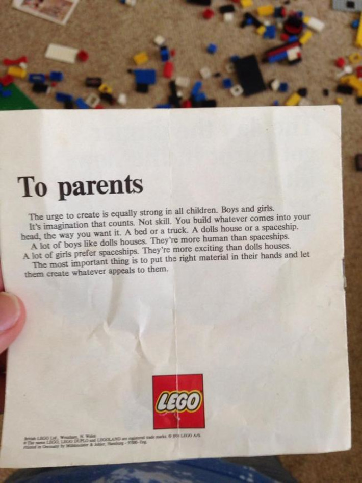 A Letter Lego Sent to Parents in 1974 Holds an Important Message for the Parents of 2014 | Nerdy Needs | Scoop.it