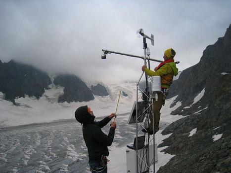 Une station pour le suivi météo de la fonte du glacier Blanc | Biodiversité | Scoop.it