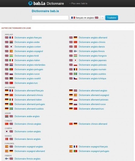 34 dictionnaires en ligne pour tout traduire | Le Top des Applications Web et Logiciels Gratuits | Scoop.it