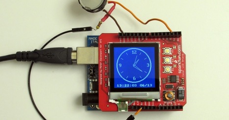Arduino Nokia 6100 LCD Analog Clock Demo | Raspberry Pi | Scoop.it