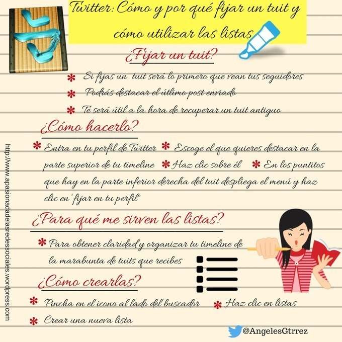 Consejos Twitter por qué fijar un tuit
