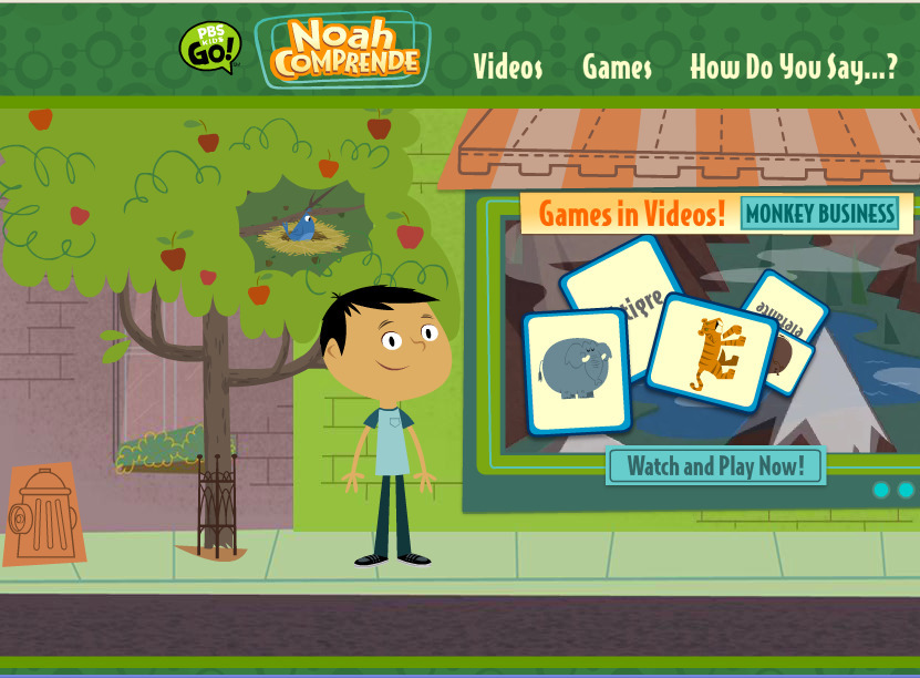 Noah Comprende . Home PBS KIDS GO! Spanish