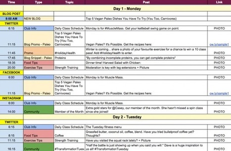 Why You Need A Social Media Content Calendar For Your Business | Social Media Power | Scoop.it