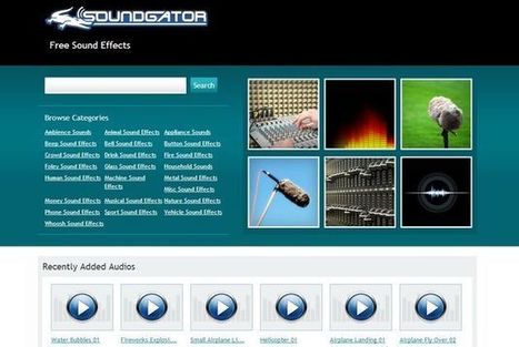 Soundgator, una gran colección de efectos de sonido gratuitos para descargar | Didactics and Technology in Education | Scoop.it